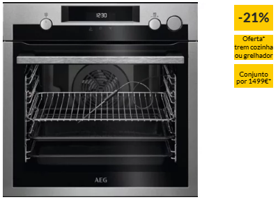 Forno a Vapor AEG Mastery Range BSE577321M (72 L – 59.6 cm – Pirolítico – Inox)