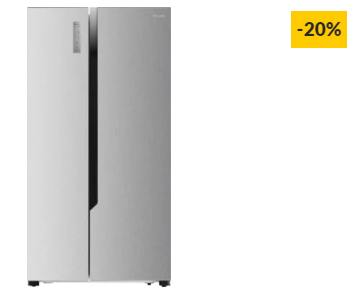 Frigorífico Americano HISENSE RS670N4HC2 (No Frost – 178 cm – 516 L – Inox)