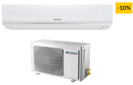 Ar Condicionado BECKEN Bac2326 (32 m² – 18000 BTU – Branco)