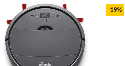Aspirador Robot VILEDA VR 201 PetPro (Autonomia: 90 min)