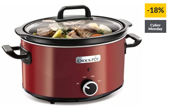 Máquina de Cozinha Slow Cooker CROCKPOT Scv400rd-050 (3.5 L)