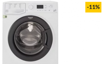 Máquina de Lavar Roupa HOTPOINT FMG723MB (7 kg – 1200 rpm – Branco)