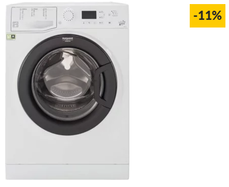 Máquina de Lavar Roupa HOTPOINT FMG723MB (7 kg – 1200 rpm – Branco)