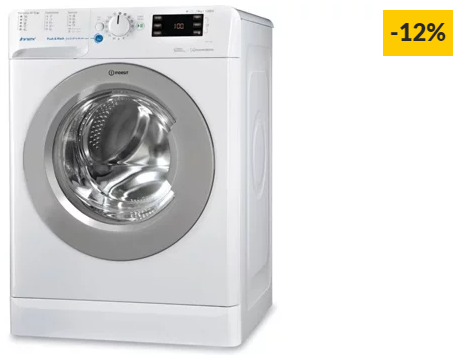 Máquina de Lavar Roupa INDESIT Innex BWE 91284 X (9 kg – 1200 rpm – Branco)