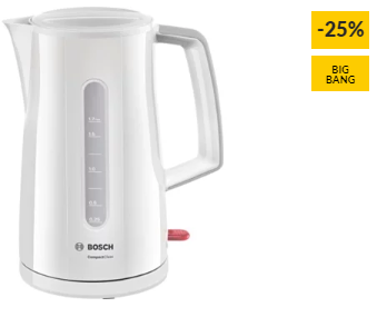 Jarro Elétrico BOSCH TWK3A011 (2400 W – 1.7 L)