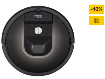 Aspirador Robô IROBOT Roomba 980 (Autonomia: 120 min)