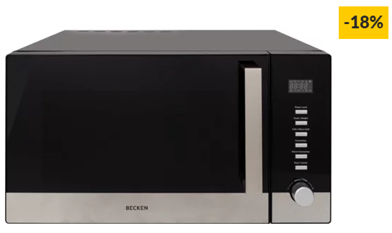 Micro-ondas BECKEN BMW4288 (30 L – Com Forno e Grill – Preto)