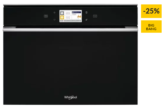 Micro-ondas Encastre WHIRLPOOL WCollection W11 MW161 (40 L – Com Grill – Preto)