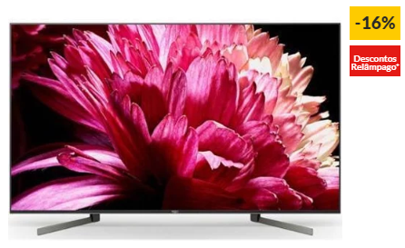 TV SONY KD75XG9505BAEP (LED – 75” – 191 cm – 4K Ultra HD – Smart TV)