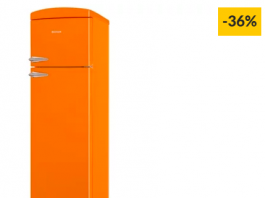Frigorífico BECKEN Vintage Lovers BDD3363 OG (Estático – 175.4 cm – 304 L – Laranja)
