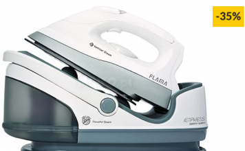 Ferro com Caldeira FLAMA Jet Press 551FL (Pressão: bar – Jato vapor 90 g/min)