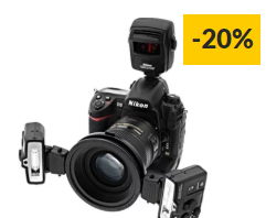 Flash NIKON R1C1 (NG: 33 – Controlo: TTL)
