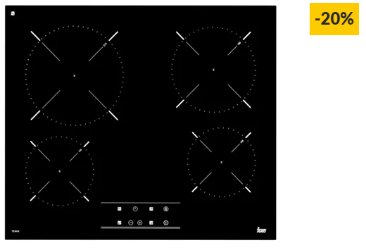 Placa de Vitrocerâmica TEKA TZ 6415 (Elétrica – 60 cm – Preto)