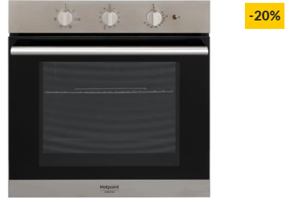 Forno HOTPOINT FA2 530 H IX (66 L – 59.5 cm – Hidrolítico – Inox)