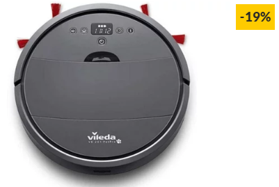 Aspirador Robot VILEDA VR 201 PetPro (Autonomia: 90 min)
