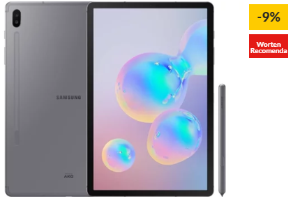 Tablet SAMSUNG Galaxy Tab S6 (10.5” – 128 GB – 6 GB RAM – Wi-Fi – Cinzento) + S Pen
