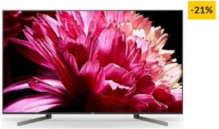TV SONY KD75XG9505BAEP (LED – 75” – 191 cm – 4K Ultra HD – Smart TV)