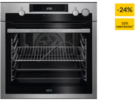 Forno a Vapor AEG Mastery Range BSE577321M (72 L – 59.6 cm – Pirolítico – Inox)