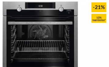 Forno a Vapor AEG SteamBake BEE455120M (71 L – 59.5 cm – Hidrolítico – Inox)