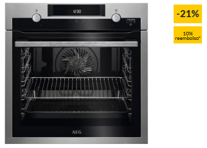 Forno a Vapor AEG SteamBake BEE455120M (71 L – 59.5 cm – Hidrolítico – Inox)